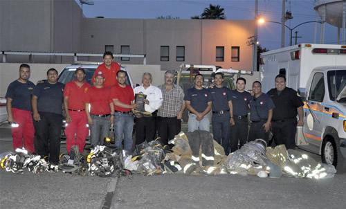 Coadyuva Ayuntamiento en entrega de equipo a Bomberos de Zacatecas
